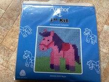 Anchor 1st Kit: Needlepoint Tapestry MEGAN THE PONY Craft Beginner