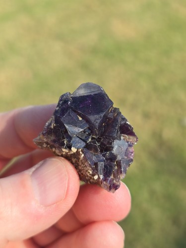 Natural Fluorite Crystal 34g Healing Stone Focus Clarity Protection A84 - Picture 3 of 10