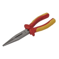 Sealey Long Nose Pliers 200mm VDE Approved AK83457