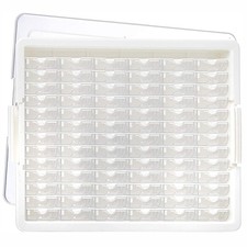 Elizabeth Ward Bead Storage Solutions Plastic 12.5" x 2" x 10.5", Clear