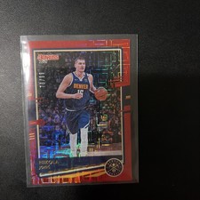 2020-21 Panini Donruss Basketball Nikola Jokic #7 Red Mojo Prizm Nuggets /99