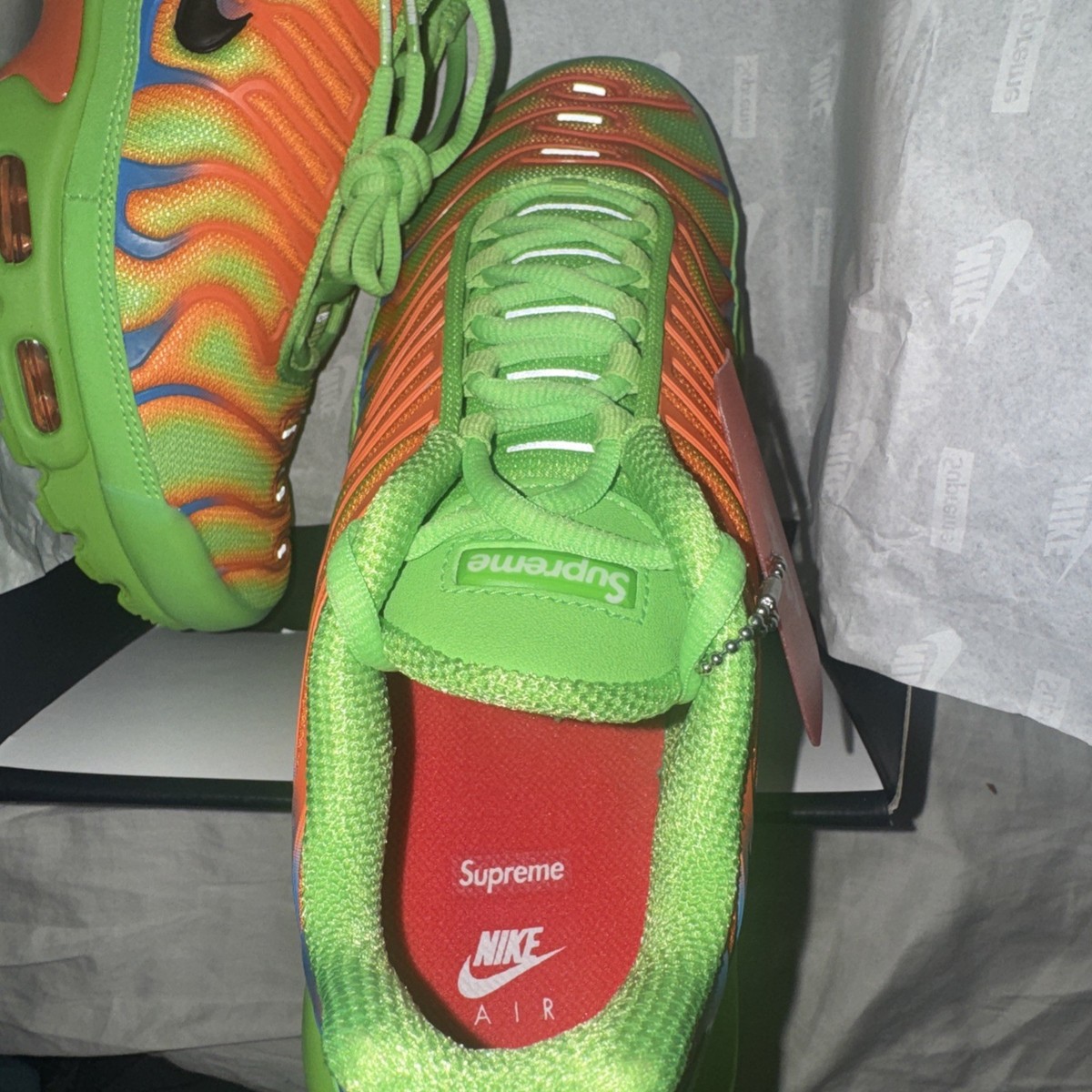 Size 9 - Nike Supreme x Air Max Plus TN Mean Green | eBay