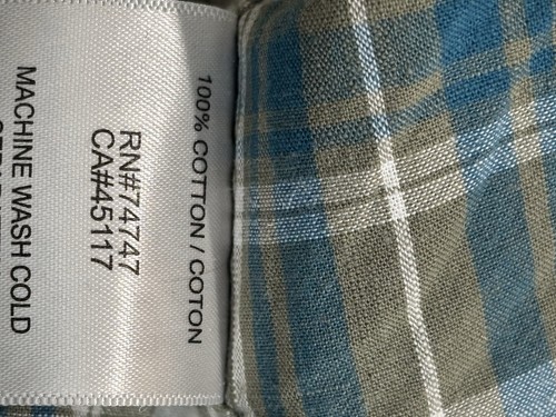 RedHead mehrfarbiges kurzärmliges kariertes Button-Down-Hemd für Herren Größe Medium - Bild 5 von 8