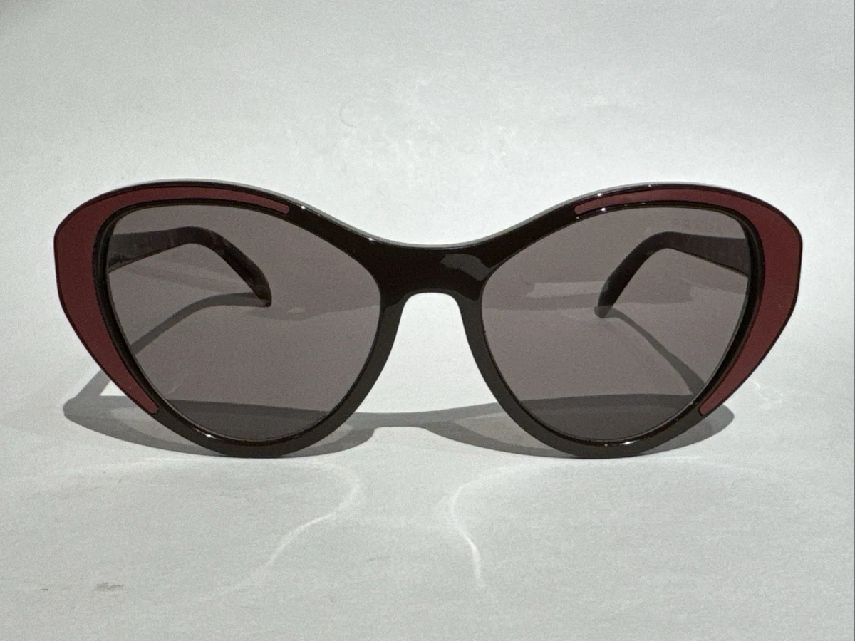 PRADA SUNGLASSES SPR21U 57 TAMPO IBISCUS LENS LIGHT VIOLET BORDEAUX BUTTERFLY PRADA Butterfly Sunglasses for Women for sale | eBay main image 3