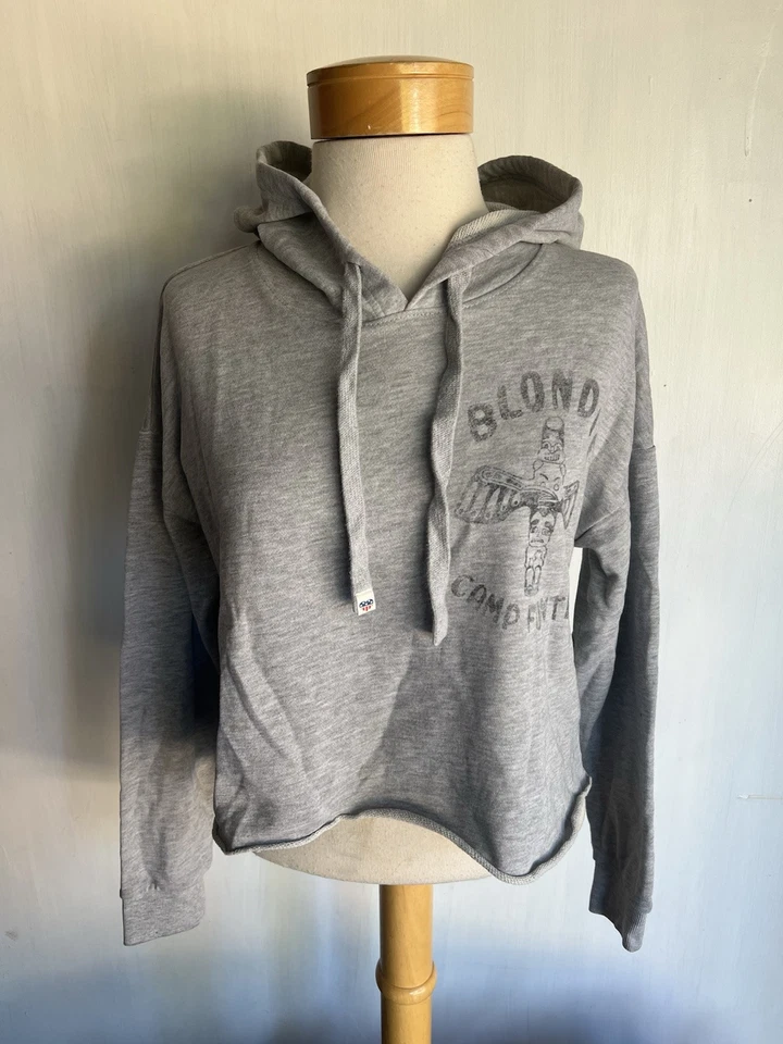 BLONDIE (2018) Sudadera con Capucha Oficial Para Mujer "Camp Funtime" Recortada Comida Chatarra Mediana Foto 2 de 4