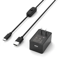 For Raspberry Pi 4 USB Type C Cable Power Supply Charger  5.25V/3A UL Listed e