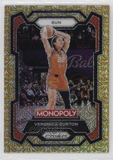 2024 Panini Prizm Monopoly WNBA Millionaire Gold Mojo /500 Veronica Burton 00c5