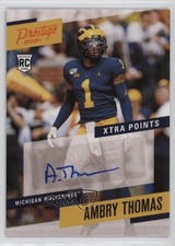 2021 Panini Chronicles Draft Picks Orange Ambry Thomas #PS-ABT Auto 9hx