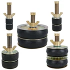 Double Steel Drain Test Pipe Bung Plug 1.5" - 6" (40-150mm) Plumbing Tube