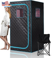 Portable Infrared Sauna Box with 660Nm Red Light Therapy Lamp for Home
