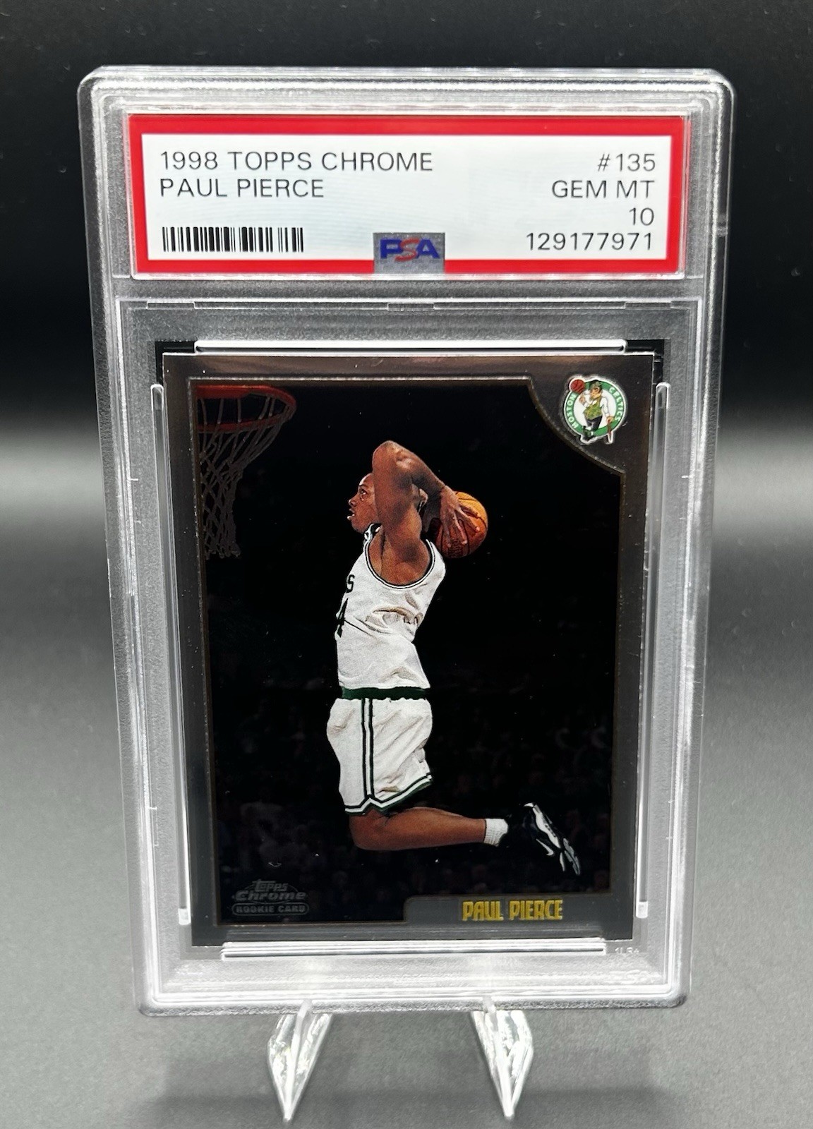 Topps 1998 Topps Chrome Paul Pierce #135 Rookie PSA 10 Boston Celtics