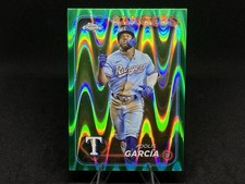 2024 Topps Chrome - Adolis Garcia #114 Green RayWave Refractor /99