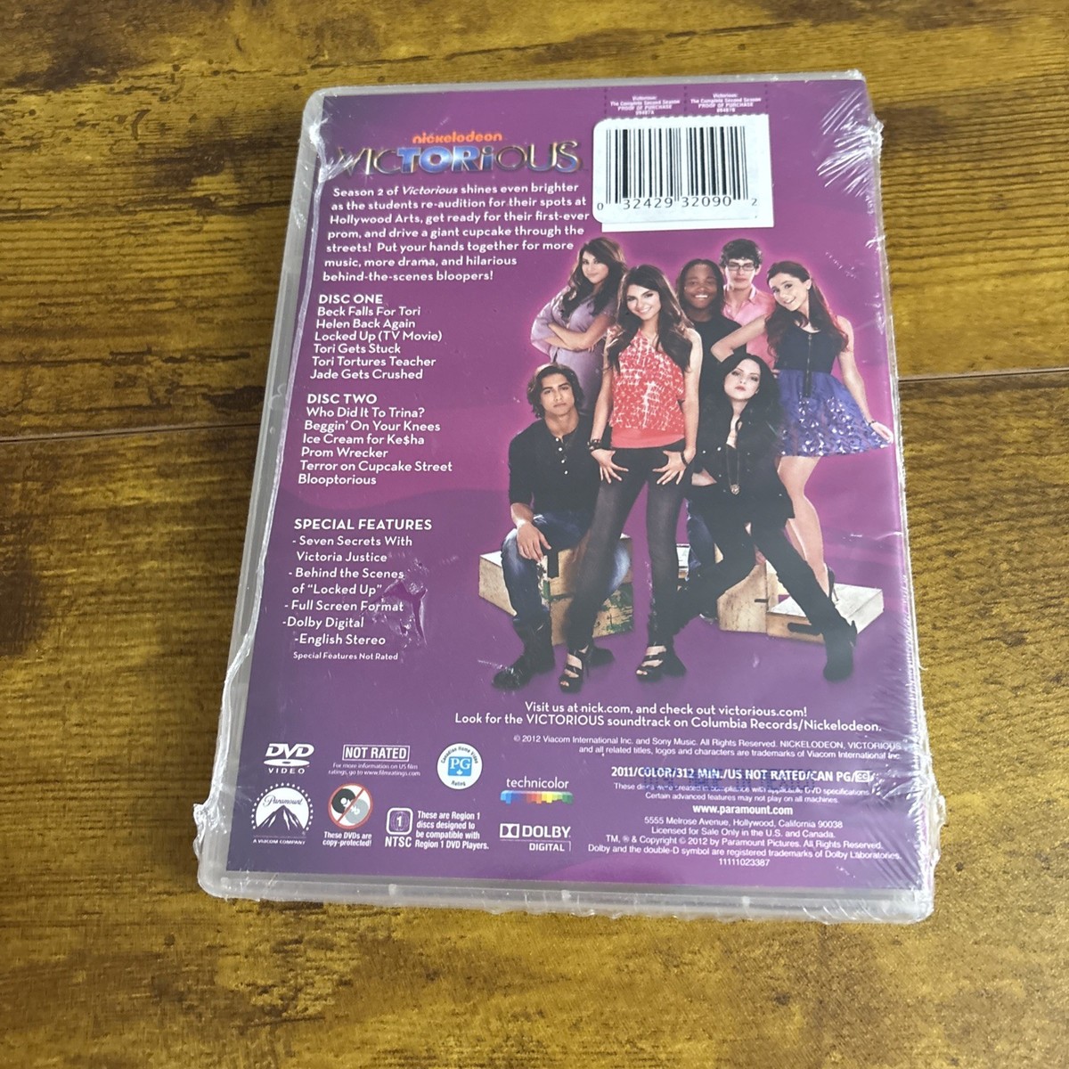 Victorious: Complete Second Season 2 (DVD, 2011) Nickelodeon NEW