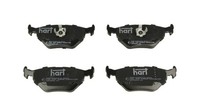 Hinterachse Hart 215 915 Bremsbelagsatz, Scheibenbremse FüR Bmw