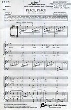 Peace, Peace Three Voices, Accompanied B-G4013 Sheet Music with Piano Accomp..