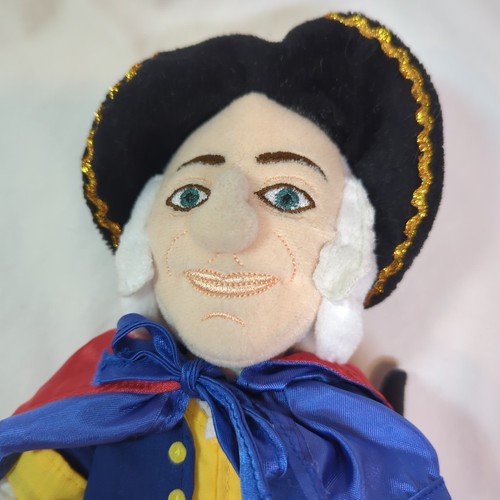 Gorro de peluche George Washington bebé famoso Be'an Creation Station 10 pulgadas - Imagen 4 de 8