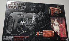 STAR WARS THE BLACK SERIES REY'S SPEEDER  JAKKU  W REY  SCAVENGER  03 CS C10