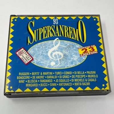 93 Supersanremo 2-CD Set 1993 Italian Hits Compilation Warner Music Pop