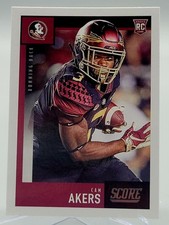 2020 SCORE CAM AKERS ROOKIE FOOTBALL CARD FLORIDA STATE RAMS NFL 375 panini. rookie card picture