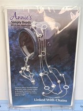 ANNIE'S SIMPLY BEADS Kit - Necklace and Bracelet - LINKED WITH CHAINS - BD077