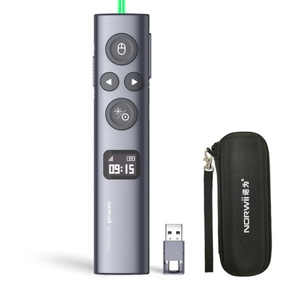 N95s BLE Presentation Clicker with Digital Pointer for PowerPoint Presentatio...