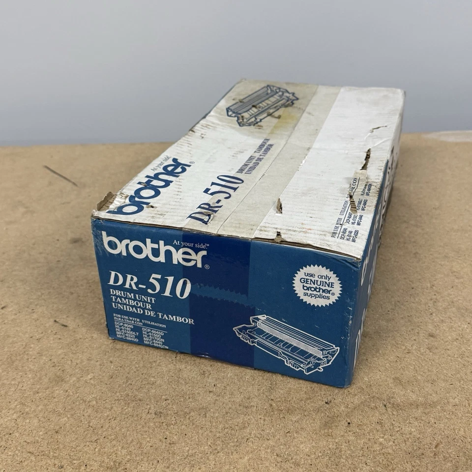 Unidad de batería Brother DR510 DR-510 genuina nueva sellada de fábrica Foto 2 de 4