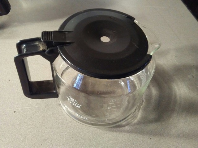 Mr Coffee Replacement Carafe Pot 10-12 Cup black Glass Decanter | eBay