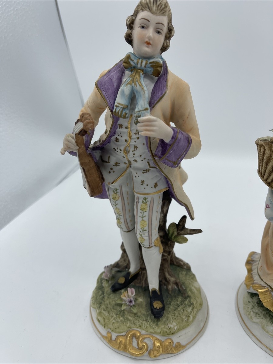 貴重品 SADS MAKING of Sherry Vtg Andrea By Sadek Japan #6910 Victorian Couple Man & Woman