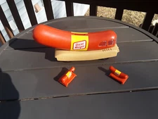 Vintage 1990s Oscar Meyer Weiner Mobile Piggy Bank 10” with 2 Whistles