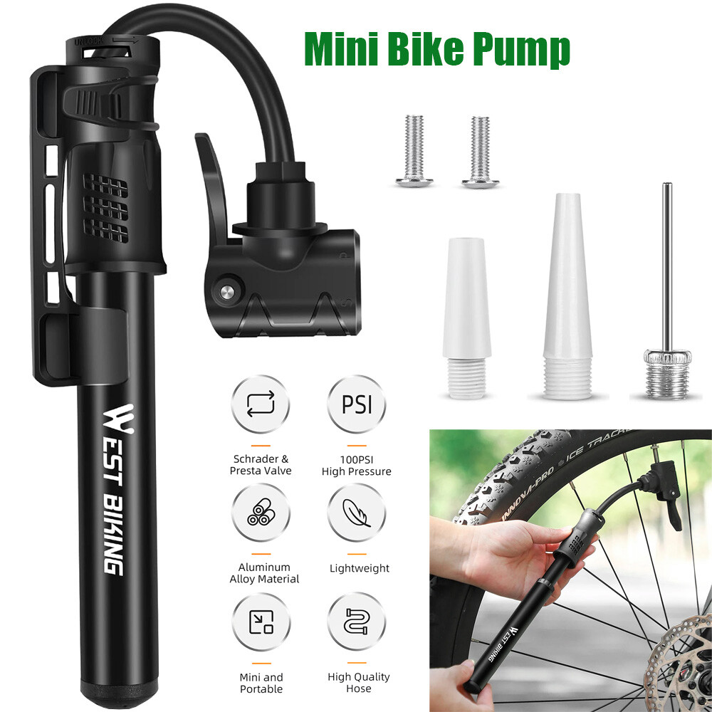 Air Pump How To Use Mini Pump On Presta Valve Bike Pump Hand Pump