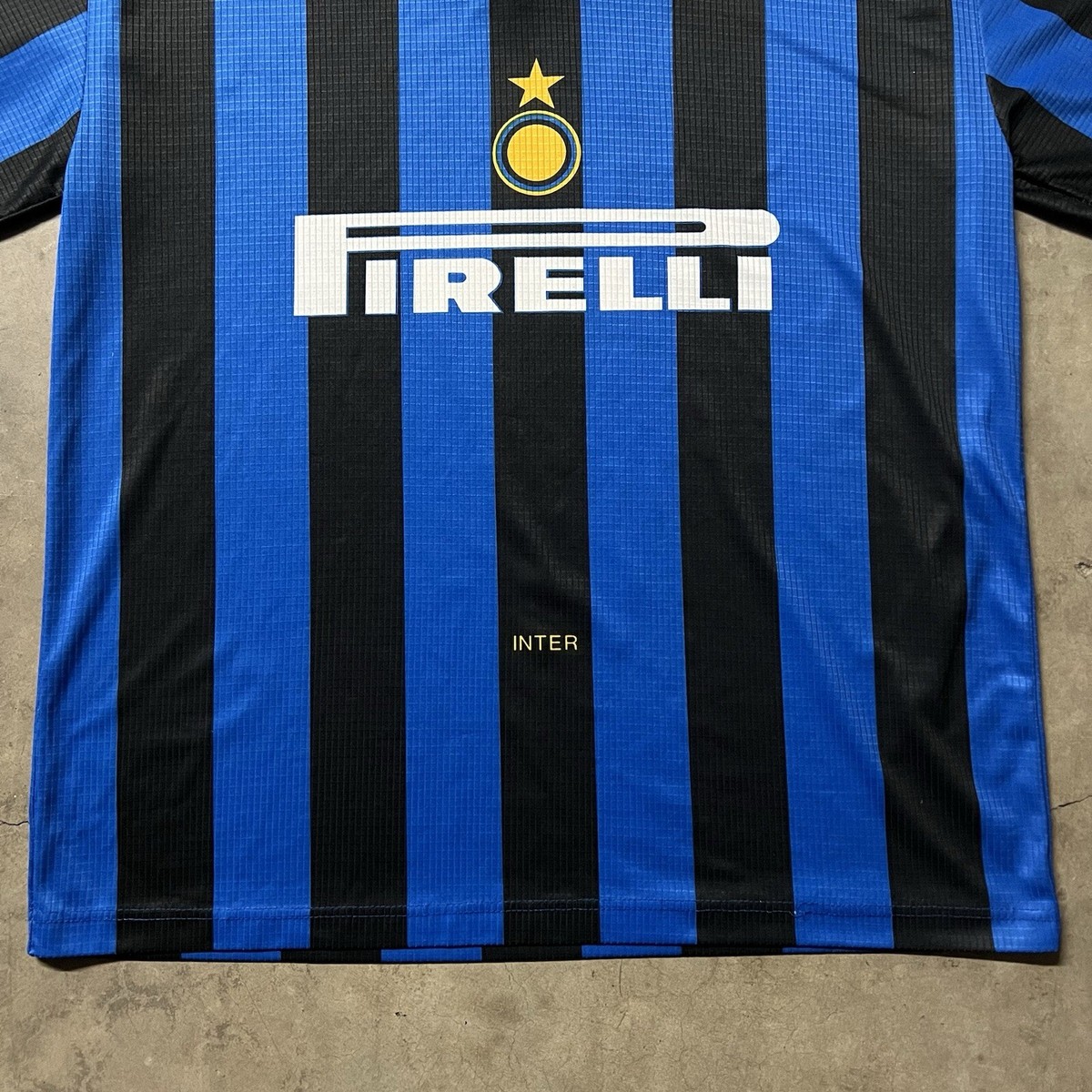 Vintage 90's Inter Milan Javier Zanetti T-Shuttle Soccer