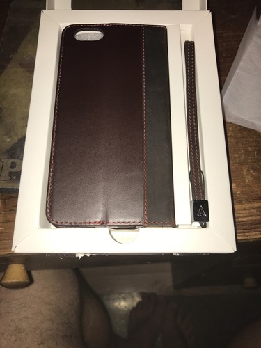 iPhone 6 Plus Cuero Marrón Abatible Billetera Estuche Cubierta Bolsa Manija - Vendedor de EE. UU. - NUEVO - Imagen 8 de 12
