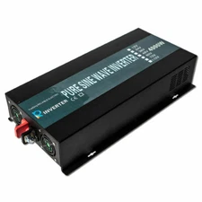 4000W Pure Sine Wave Power Inverter 72V DC to 110/220V AC Car Power Motor RV