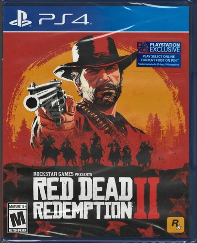 Red Dead Redemption 2 PS4 (Brand New Factory Sealed US Version) PlayStation 4,Pl