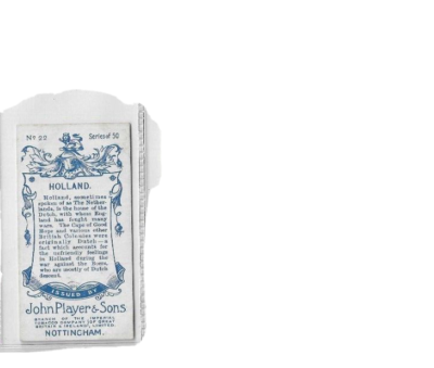 1905 Players Cigarettes Countries and Arms Holland #22