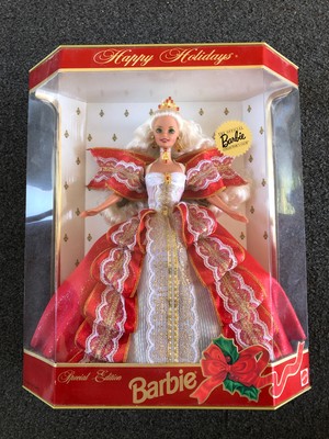 1997 holiday barbie blonde