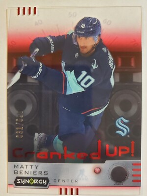 2023-24 Upper Deck Synergy #CR-BE Matty Beniers Cranked Up Red #/599
