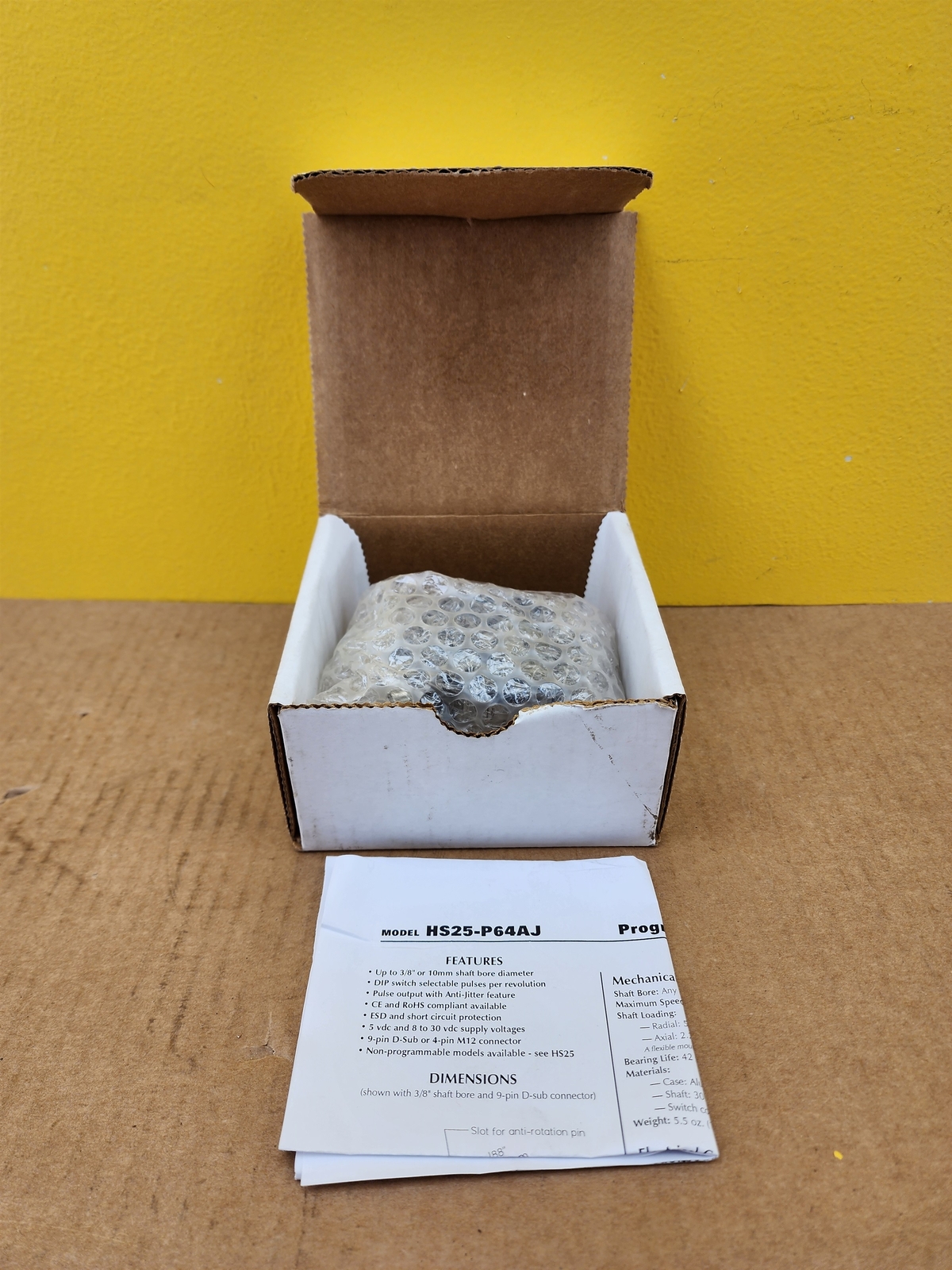 NEW Tri-Tronics Photocraft HS25C-P64AJ/8-30 Programmable HS25 encoder, 1 output