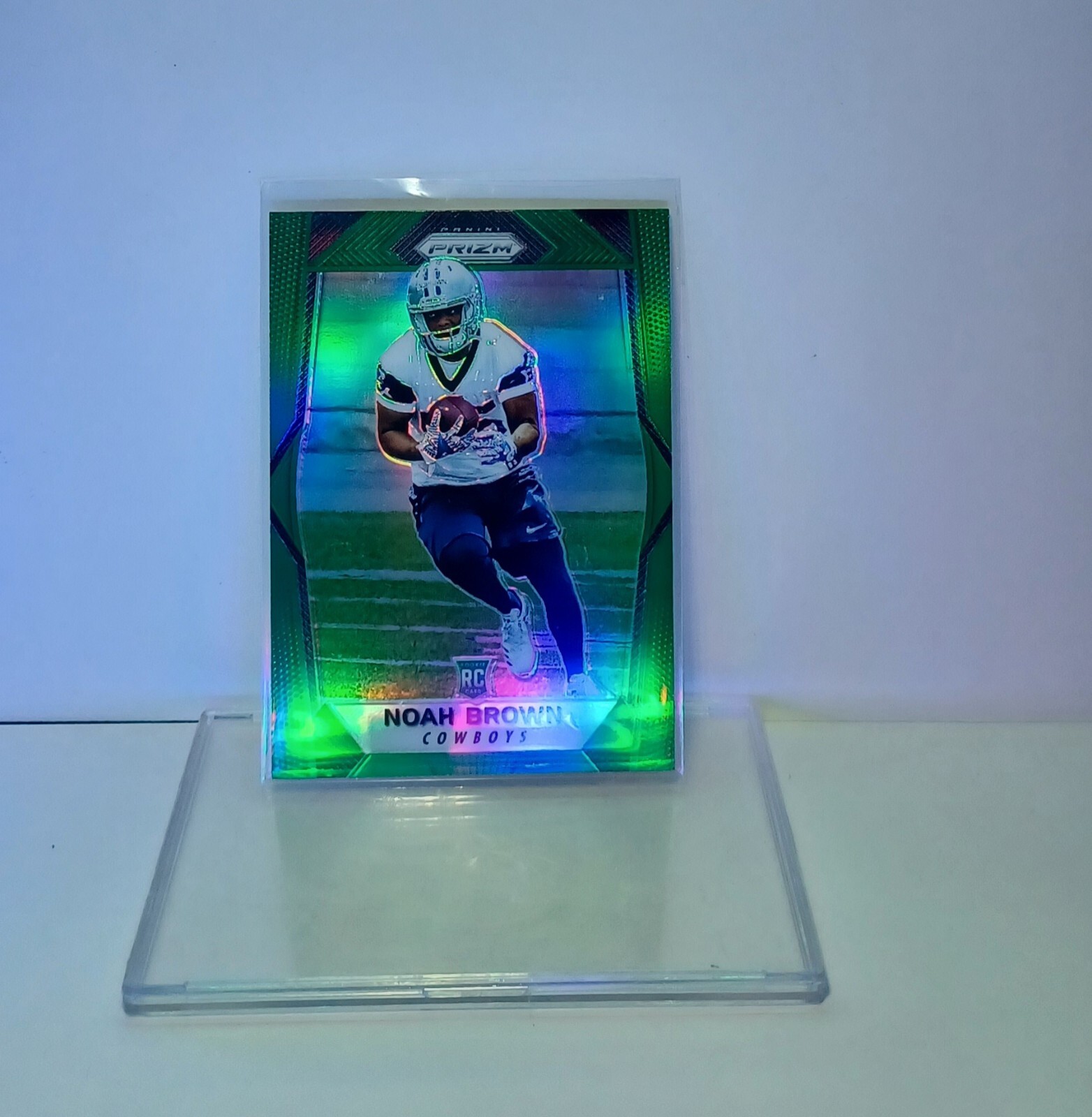 2017 Panini Prizm - Rookies Green Prizm #280 Noah Brown (RC)