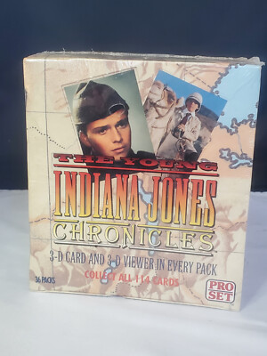 YOUNG INDIANA JONES CHRONICLES Sealed New Trading Cards BOXES by Pro Set LOOK