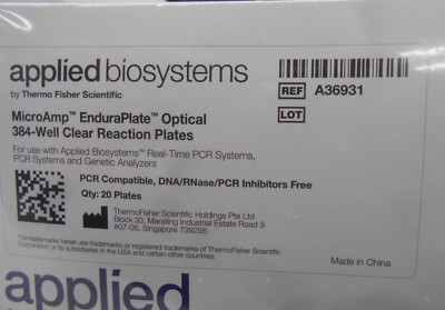 Applied Biosystems A36931 MicroAmp EnduraPlate Optical 384-Well ClearReactionPla