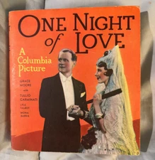 One Night of Love Saalfield softcover movie tie-in VG+ 1934 Grace Moore