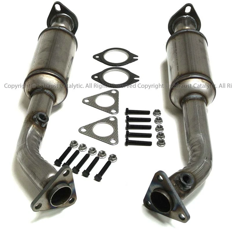 1996-2004 Fit NISSAN Pathfinder Rear Catalytic Converters 2 PIECES PAIR - Image 2 of 3