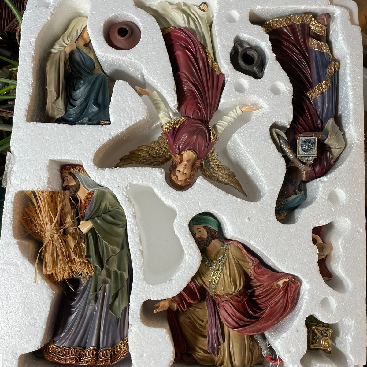 【未使用】KIRKLAND ナティビティセット 19ピース 【キリストの降誕】 Kirkland # 989999 Large Nativity Set Antique Style Hand
