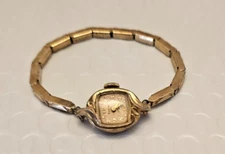 vintage elgin goldtone ladies watch parts or repair