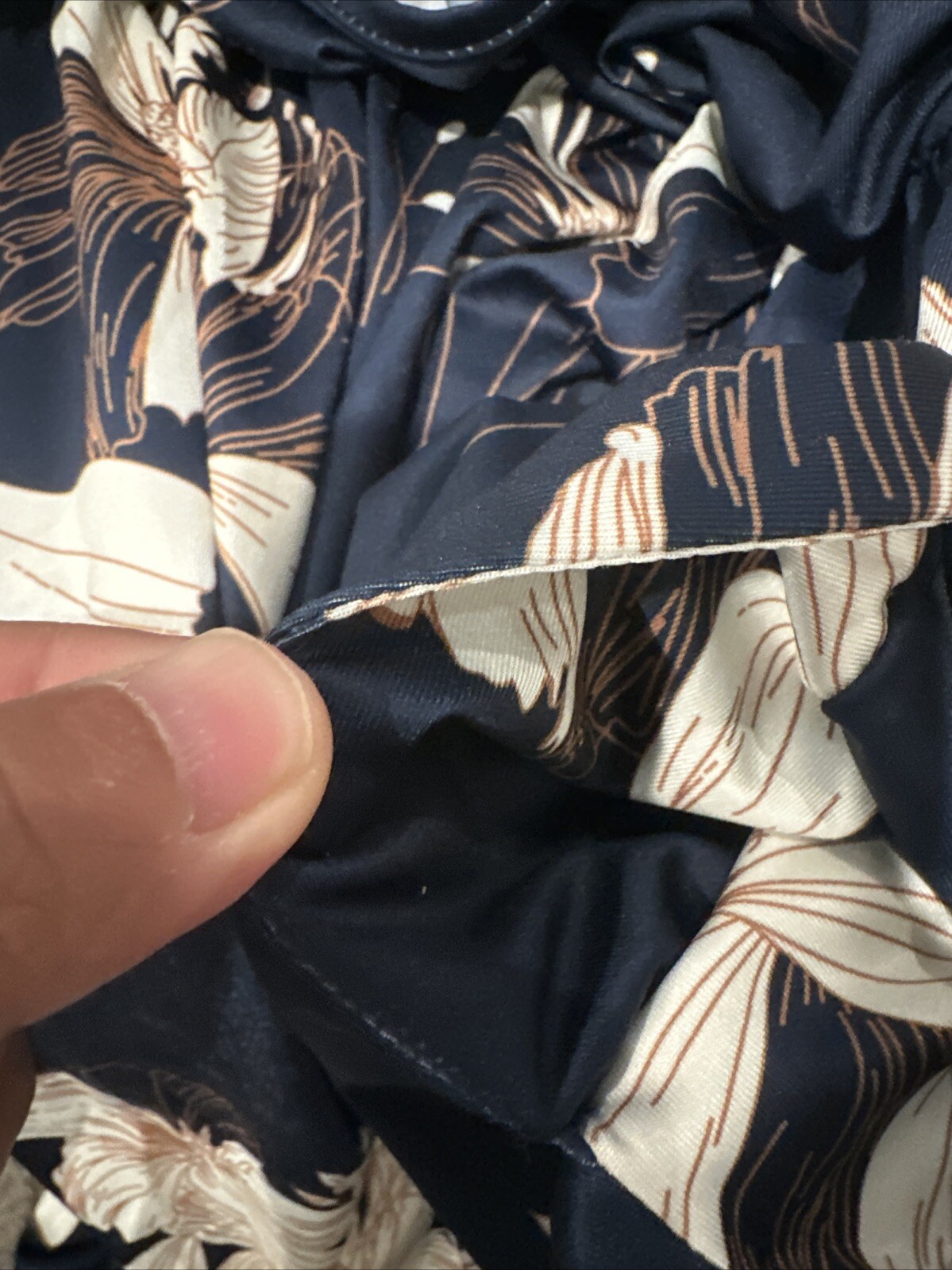 OUGES Dress Navy Blue Large Pre-owned - image 8