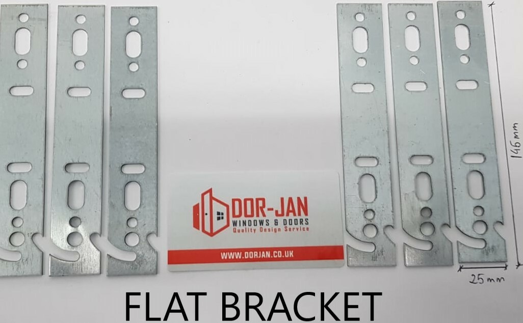 10x Window Fixing Brackets Steel Frame Clips Lugs Mounting Anchors UPVC