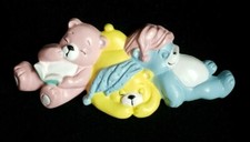 1994 Burwood Prod. Co USA Decorative Sleepy Bears Children Nursery Wall Hanging