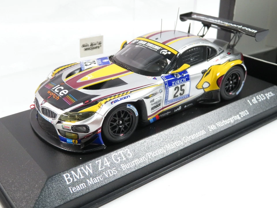 1:43 Minichamps 437132425 BMW Z4 GT3 Marc VDS 24h N-Ring 2013 Y4 - Bild 2 von 4