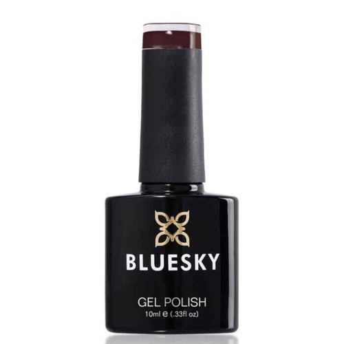 Bluesky Gel Polish - MAHOGANY - FW07 Purple Soak Off UV LED Nail Varnish - Picture 2 of 2